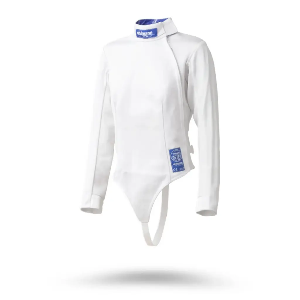 [U4000M/128/RH] Giacca Uhlmann FIE 800N ROYAL bambina (128, DX)