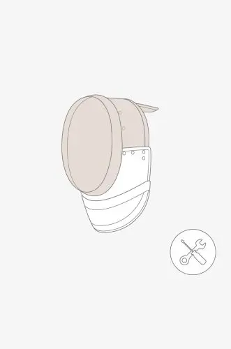 [SE-LATZ-1600VU/B] Sostituzione bavetta Allstar FIE VARIO ULTRA (STANDARD)